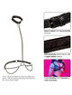 calexotics - euphoria chain halter collar leash plus size
