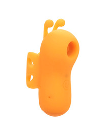 calexotics - neon vibes the buzzing vibe finger stimulator 10 vibrations orange