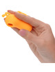 calexotics - neon vibes the buzzing vibe finger stimulator 10 vibrations orange