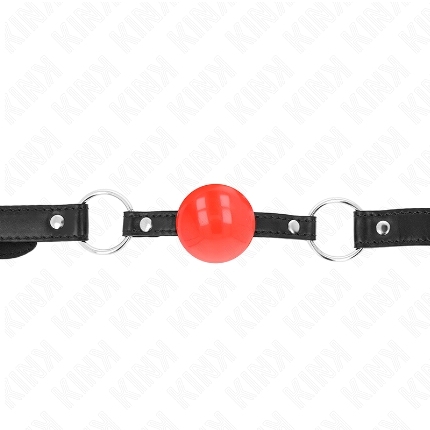 kink - mordaza de bola 4 cm tpe rojo 60 x 2 cm