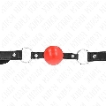kink - mordaza de bola 4 cm tpe rojo 60 x 2 cm