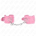 kink - muÑequeras sencillas rosa ajustable 20-23 cm x 5.5 cm