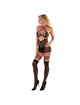 livco corsetti fashion - alvani cf 90577 corset + stockings + thong black s/m