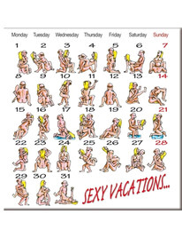 Íman Diablo Picante Calendário Kamasutra