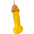 diablo picante - vaso pene plÁstico amarillo