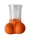 diablo picante - glass shot glass with eggs flesh