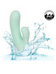 calexotics - pacifica fiji vibrador y estimulador punto g 10 vibraciones aqua