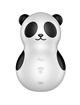 satisfyer - pocket panda estimulador vibrador blanco y negro