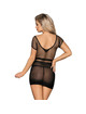 subblime - 951917 short black crochet grill dress one size