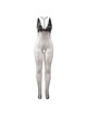 subblime - 951993 bodystocking crotchless de rejilla transparente negro talla Única