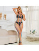 subblime - 952358 bodystocking de rejilla cuello halter arcoiris talla Única