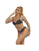 subblime - 952426 rainbow long sleeve fishnet bodystocking one size