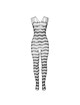Catsuit Subblime Fishnet Lylah Preto