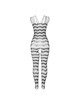 Catsuit Subblime Fishnet Lylah Preto