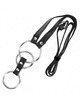 Kink - triple metal penis ring 3.8 cm to 5 cm with leather belt 112 cm