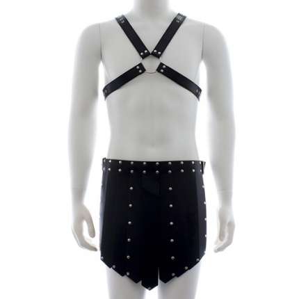 Harness Bondage Leather Synthetic 111022