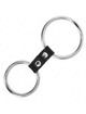 Cockring Kink Honnor Duplo Metal e Couro