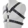 Harness Couro Cinto Duplo