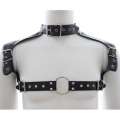 Harness Colar Couro Sintético