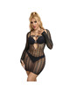 Mini Vestido Subblime Rede Preto
