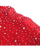 Subblime - 952181 bodystocking de rejilla con guantes y diamantes rojo talla Única