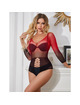 Body Subblime Degradê Vermelho e Preto