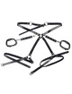 subblime - 953690 esposas con cinturÓn bondage negro talla Única