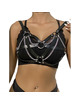 subblime - 953713 cinturÓn de bondage punk hebilla metal negro talla Única