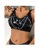 subblime - 953713 cinturÓn de bondage punk hebilla metal negro talla Única