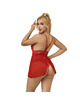 Subblime - 953843 open back babydoll red l/xl