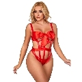 subblime - 954468 sexy openwork body with bow red s/m