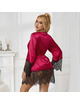 subblime - 953812 elegant lace pajamas + thong red s/m
