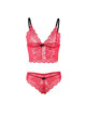 subblime - 953898 silk and lace nightgown + panties red s/m