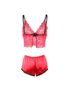 subblime - 953904 silk and lace nightgown + panties red l/xl