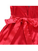 subblime - 954024 lace sheer back camisole + thong red/black l/xl