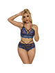 Subblime - 954062 bra + panties lace blue s/m