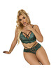subblime - 954086 sujetador + panties encaje verde s/m