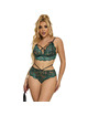 subblime - 954086 sutiÃ + calcinha renda verde s/m