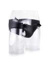 Cueca Homem Couro Sintético Laços Preto,339022
