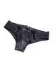 Ropa Interior de los hombres de Cuero Sintético Lazos Negro,339022