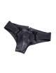Underwear Man Synthetic Leather Ties Black 339022