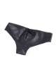 Ropa Interior de los hombres de Cuero Sintético Lazos Negro,339022