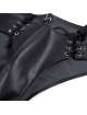 Ropa Interior de los hombres de Cuero Sintético Lazos Negro,339022