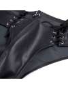 Ropa Interior de los hombres de Cuero Sintético Lazos Negro,339022