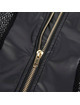 subblime - 954451 sexy mesh dress leather black l/xl