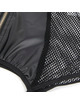 subblime - 954451 sexy mesh dress leather black l/xl