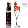 voulez-vous - warming body oil- cava with strawberries 35 ml