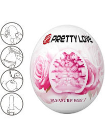 pretty love - masturbador masculino huevo rosa