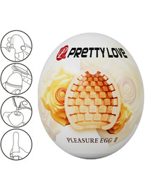 pretty love - masturbador masculino huevo natural