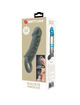 Pretty love - funda realÍstica alargadora y retardante para pene gris